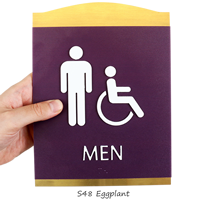 Men/ISA Handicapped Graphic and Braille Signs