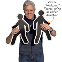 Walkway floor decals