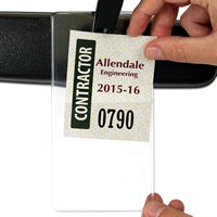 Vinyl Holders For Rear View Mirror