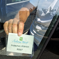 Horizontal Vinyl Permit Holder