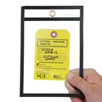 Reinforced Black-Edged Pouch