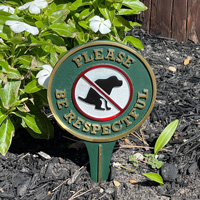 Keep It Clean No Dog Poop Signage