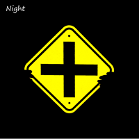 Cross Road Sign