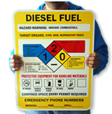 Diesel Fuel NFPA Signs