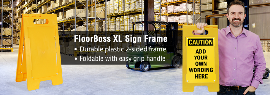 floorboss xl free standing sign