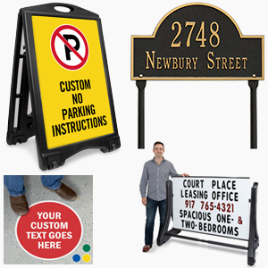 Custom Sign Template - Add Text | Durable and Economical, SKU: K-3428-ALL