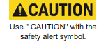 Head Caution