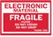 Electronic Material Fragile Label