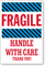 Fragile Handle Care Label