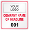Add Your Logo Company Name Custom Hard Hat Decal