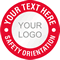 Custom Safety Orientation Hard Had Decals