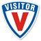 Visitor Triangle Hard Hat Decal