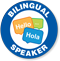 Bilingual Speaker Hard Hat Decals