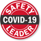 Safety Leader Red Hard Hat Label