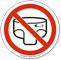 Baby Diaper Changing Not Allowed Prohibition Sign