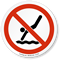 No Diving Symbol ISO Prohibition Circular Sign