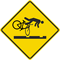 Bicycle Hazard Symbol Sign