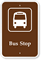 Bus Stop - Campground, Guide & Park Sign