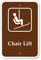 Chairlift Campground Park Sign