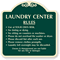 Custom Laundry Center Rules SignatureSign
