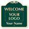 Custom Welcome Parking Signature Sign