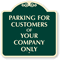 Custom Customers Parking SignatureSign