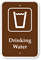 Drinking Water Campground Park Sign