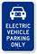 Electrical Vehicle Parking Only Sign