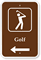 Man Playing Golf Graphic