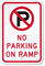 No Parking On Ramp Sign (With Graphic)