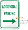 Additional Parking Sign with Arrow