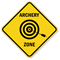 Archery Zone Caution Sign