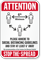 Attention Please Adhere To Social Distancing Guidelines Sign