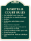 Customizable Basketball Court Rules Sign