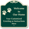 Custom Welcome To Our Home SignatureSign