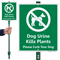 Dog Urine Kills Plant Curb Dog LawnBoss Sign