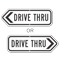 Drive Thru Traffic Control Sign