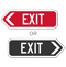 Exit Sign With Arrow