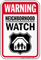 Neighborhood Watch Warning Sign With Graphic