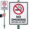 No Smoking with Graphic Sign