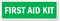 First Aid Kit Label