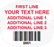 Oval Custom Template - Barcode