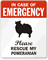 In Case Of Emergency, Please My Pomeranian Label
