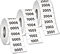 Consecutive Numbered on Roll Label