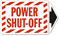 Power Shut-Off Label