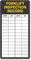 Forklift Inspection Record Label