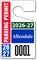 Plastic ToughTags™ Parking Permit Template