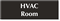 HVAC Room Select-a-Color Engraved Sign