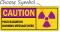 Caution Radiation Sign