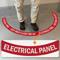 Electrical Panel - Keep Area Clear for 36 Inches, 2-Part Floor Sign